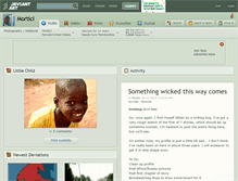 Tablet Screenshot of mortici.deviantart.com