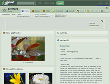 Tablet Screenshot of elvenred.deviantart.com