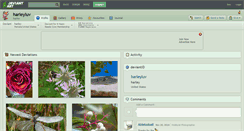 Desktop Screenshot of harleyluv.deviantart.com
