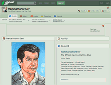 Tablet Screenshot of mammamiaforever.deviantart.com
