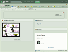 Tablet Screenshot of kurdie.deviantart.com