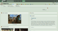 Desktop Screenshot of dragoncross.deviantart.com