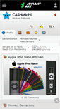Mobile Screenshot of cashmichi.deviantart.com