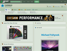 Tablet Screenshot of cashmichi.deviantart.com