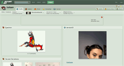 Desktop Screenshot of icetaon.deviantart.com