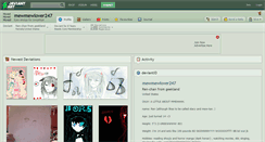 Desktop Screenshot of mewmewlover247.deviantart.com