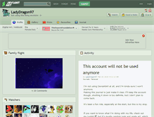 Tablet Screenshot of ladydragon97.deviantart.com