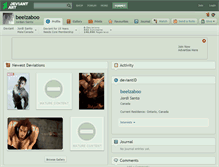 Tablet Screenshot of beelzaboo.deviantart.com