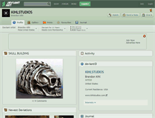 Tablet Screenshot of kihlstudios.deviantart.com