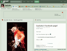 Tablet Screenshot of gaasuka.deviantart.com