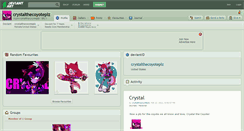 Desktop Screenshot of crystalthecoyoteplz.deviantart.com