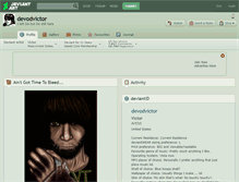 Tablet Screenshot of devodvictor.deviantart.com