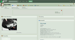 Desktop Screenshot of dirty-angel.deviantart.com