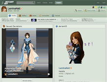 Tablet Screenshot of laminanati.deviantart.com