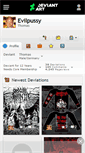 Mobile Screenshot of evilpussy.deviantart.com