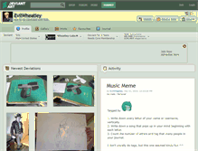 Tablet Screenshot of evilwheatley.deviantart.com