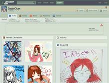 Tablet Screenshot of gada-chan.deviantart.com