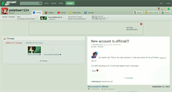 Desktop Screenshot of polarbear1234.deviantart.com