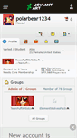 Mobile Screenshot of polarbear1234.deviantart.com