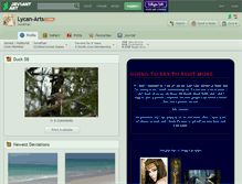 Tablet Screenshot of lycan-arts.deviantart.com