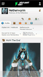 Mobile Screenshot of netherwyrm.deviantart.com