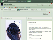 Tablet Screenshot of americangeiko.deviantart.com