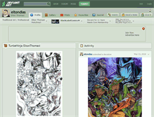 Tablet Screenshot of eltondias.deviantart.com