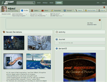 Tablet Screenshot of 4dpaul.deviantart.com
