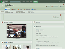 Tablet Screenshot of bento-bunny.deviantart.com