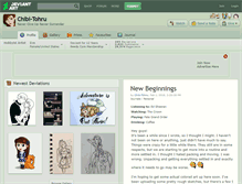 Tablet Screenshot of chibi-tohru.deviantart.com
