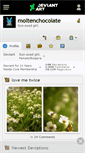 Mobile Screenshot of moltenchocolate.deviantart.com