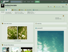 Tablet Screenshot of moltenchocolate.deviantart.com