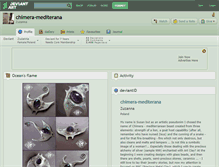 Tablet Screenshot of chimera-mediterana.deviantart.com