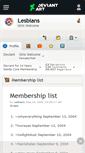 Mobile Screenshot of lesbians.deviantart.com