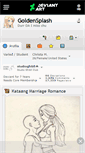 Mobile Screenshot of goldensplash.deviantart.com