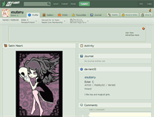 Tablet Screenshot of esuteru.deviantart.com