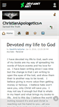 Mobile Screenshot of christianapologetics.deviantart.com
