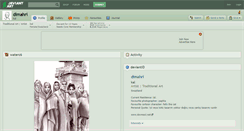 Desktop Screenshot of dimahri.deviantart.com