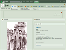 Tablet Screenshot of dimahri.deviantart.com