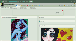 Desktop Screenshot of brandyblasphemy.deviantart.com