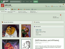 Tablet Screenshot of batb-club.deviantart.com