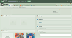 Desktop Screenshot of kiyoshi.deviantart.com