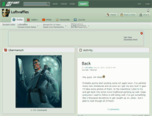 Tablet Screenshot of luftwaffles.deviantart.com