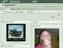 Tablet Screenshot of god-buddah-ala.deviantart.com