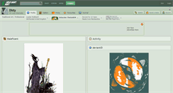 Desktop Screenshot of disty.deviantart.com