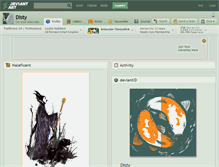 Tablet Screenshot of disty.deviantart.com