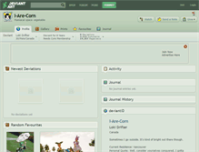 Tablet Screenshot of i-are-corn.deviantart.com