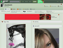 Tablet Screenshot of alicesketch.deviantart.com