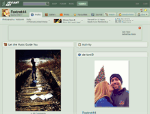 Tablet Screenshot of foxtrot44.deviantart.com
