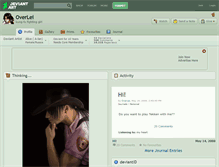 Tablet Screenshot of overlei.deviantart.com